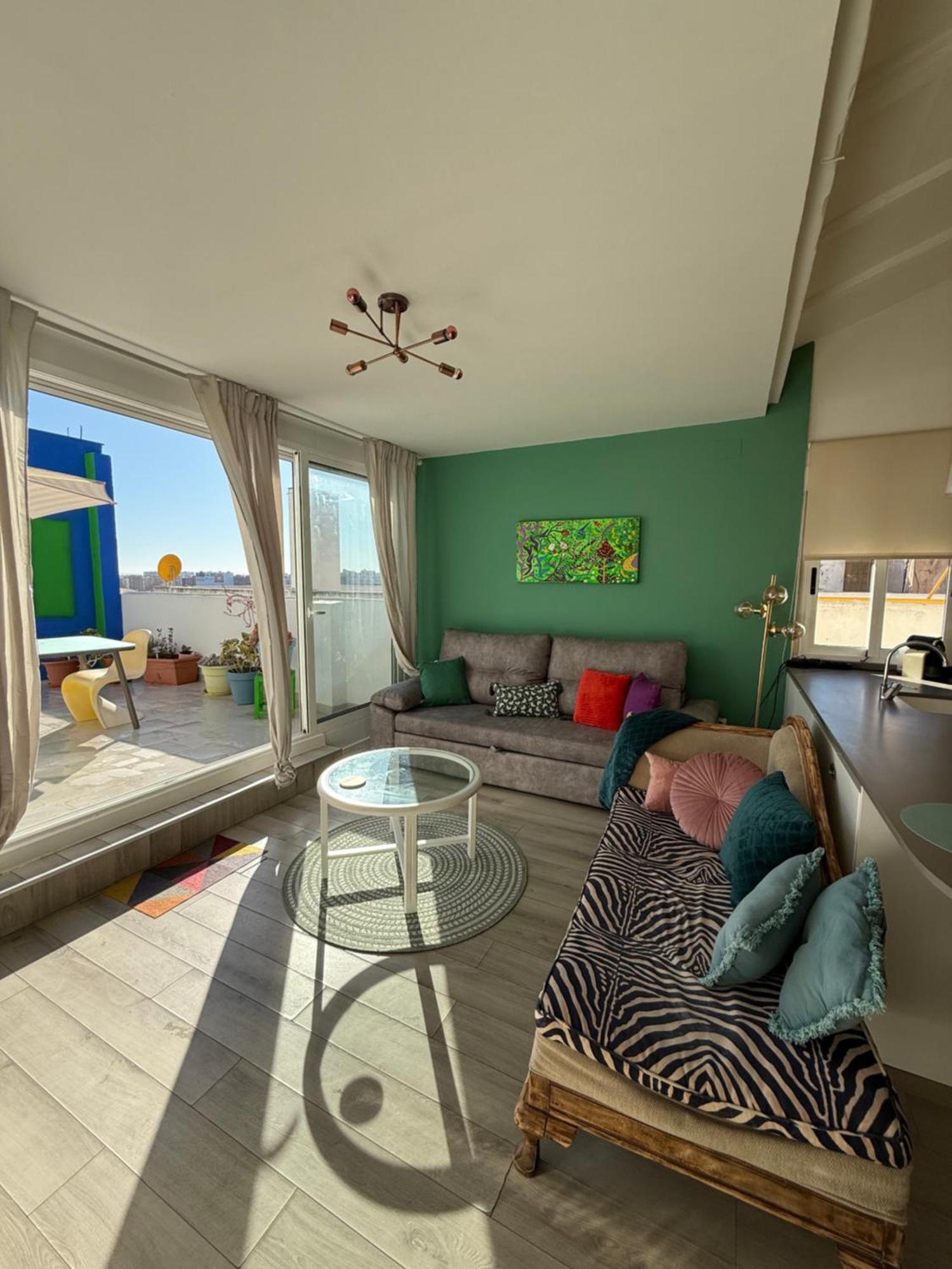 Apartamento Petite Penthouse With The Sunniest Terrace In Valencia Exterior foto